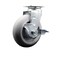 Service Caster Metro 461C6DBA C6DBA Replacement Caster with Brake MET-SCC-20S620-TPRR-D-TLB - alternate 1